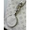 Louis Vuitton Mahina perforated calfskin leather Blossom MM Bag M21850 White 2023