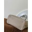 Louis Vuitton Mahina perforated calfskin leather Blossom MM Bag M21852 Galet Beige 2023