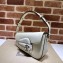 Gucci Horsebit 1955 small shoulder bag 764155 leather White