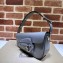 Gucci Horsebit 1955 small shoulder bag 764155 leather Gray