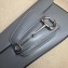 Gucci Horsebit 1955 small shoulder bag 764155 leather Gray