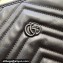 Gucci GG Marmont large tote bag 739684 matelassé chevron leather Black 2024