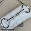 Gucci Horsebit Chain small shoulder bag 764339 quilted leather White