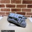 Gucci Horsebit Chain small shoulder bag 764339 quilted leather Gray