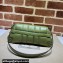 Gucci Horsebit Chain small shoulder bag 764339 quilted leather Green