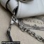 Gucci Horsebit Chain medium shoulder bag 764255 quilted leather White