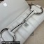 Gucci Horsebit Chain medium shoulder bag 764255 quilted leather White