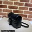 Gucci GG Marmont mini shoulder bag 446744 Black brass hardware 2024