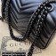 Gucci GG Marmont mini shoulder bag 446744 Black brass hardware 2024