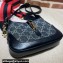 Gucci Jackie 1961 Mini Shoulder Bag 685127 Denim Black