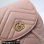 Gucci GG Marmont Rucksack Backpack Bag 528129 Pink