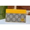 Gucci Card case with GG detail 768248 Beige/Yellow