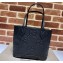 Gucci Jumbo GG small tote bag 726762 leather Black 2023
