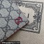Gucci Long card case with GG detail 768249 Beige/Red