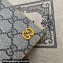 Gucci Long card case with GG detail 768249 Beige/Yellow