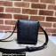 Gucci Jumbo GG small messenger bag 760235 leather Black 2023