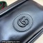 Gucci Shoulder bag with tonal Double G 725696 Leather Black 2023