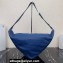 Prada Large leather Triangle bag 2VY007 Blue 2023
