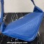 Prada Large leather Triangle bag 2VY007 Blue 2023