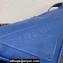 Prada Large leather Triangle bag 2VY007 Blue 2023