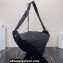 Prada Large leather Triangle bag 2VY007 Black 2023