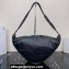 Prada Large leather Triangle bag 2VY007 Black 2023