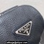 Prada Large leather Triangle bag 2VY007 Black 2023