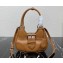 Prada Moon Re-Nylon and leather Bag 1BA381 Brown 2023