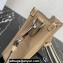 Prada Leather mini shoulder Bag 1BH191 Beige 2023