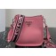 Prada Leather mini shoulder Bag 1BH191 Pink 2023
