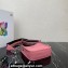 Prada Leather mini shoulder Bag 1BH191 Pink 2023