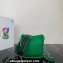 Prada Leather mini shoulder Bag 1BH191 Green 2023