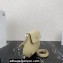Prada Cleo brushed leather shoulder bag with flap 1BD316 Beige 2023