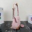 Prada Cleo brushed leather shoulder bag with flap 1BD316 Pink 2023