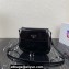 Prada Cleo brushed leather shoulder bag with flap 1BD316 Black 2023