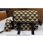 Prada Symbole embroidered fabric bag 2VD034 Black/Beige 2023
