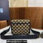Prada Symbole embroidered fabric bag 2VD034 Black/Beige 2023