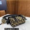 Prada Symbole embroidered fabric bag 2VD034 Black/Beige 2023