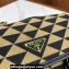 Prada Symbole embroidered fabric bag 2VD034 Black/Beige 2023