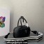 Prada Leather top-handle bag 1BB102 Black 2023