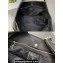 Prada Soft Calfskin Leather Chain Tote Bag 1BA638 Black 2023