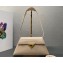 Prada Medium brushed leather handbag 1BD343 Beige 2023