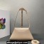 Prada Medium brushed leather handbag 1BD343 Beige 2023