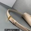 Prada Medium brushed leather handbag 1BD343 Beige 2023