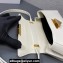 Prada Medium brushed leather handbag 1BD343 White 2023