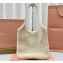 Miu Miu IVY Shearling bag 5BG231 White 2023