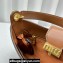 Miu Miu Leather Hobo bag 5BC151 Brown 2023