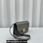 Miu Miu Leather shoulder bag 5BD254 Gray 2023