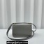 Miu Miu Leather shoulder bag 5BD254 Gray 2023
