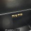 Miu Miu Leather shoulder bag 5BD254 Black 2023